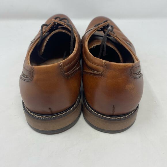 Stacy Adams Faulkner Cognac Oxford Dress Shoes Mens Size 8.5 - Picture 5 of 8